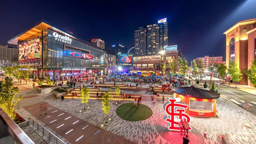 Busch Stadium and Ballpark Village